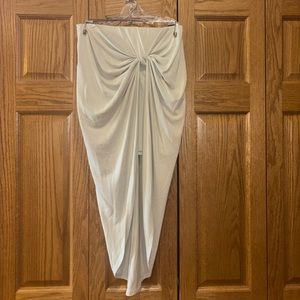 Forever 21 Off-white Wrap Skirt